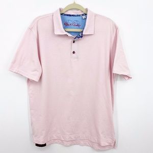 ROBERT GRAHAM Exclusive Skull Heads Polo Sz L